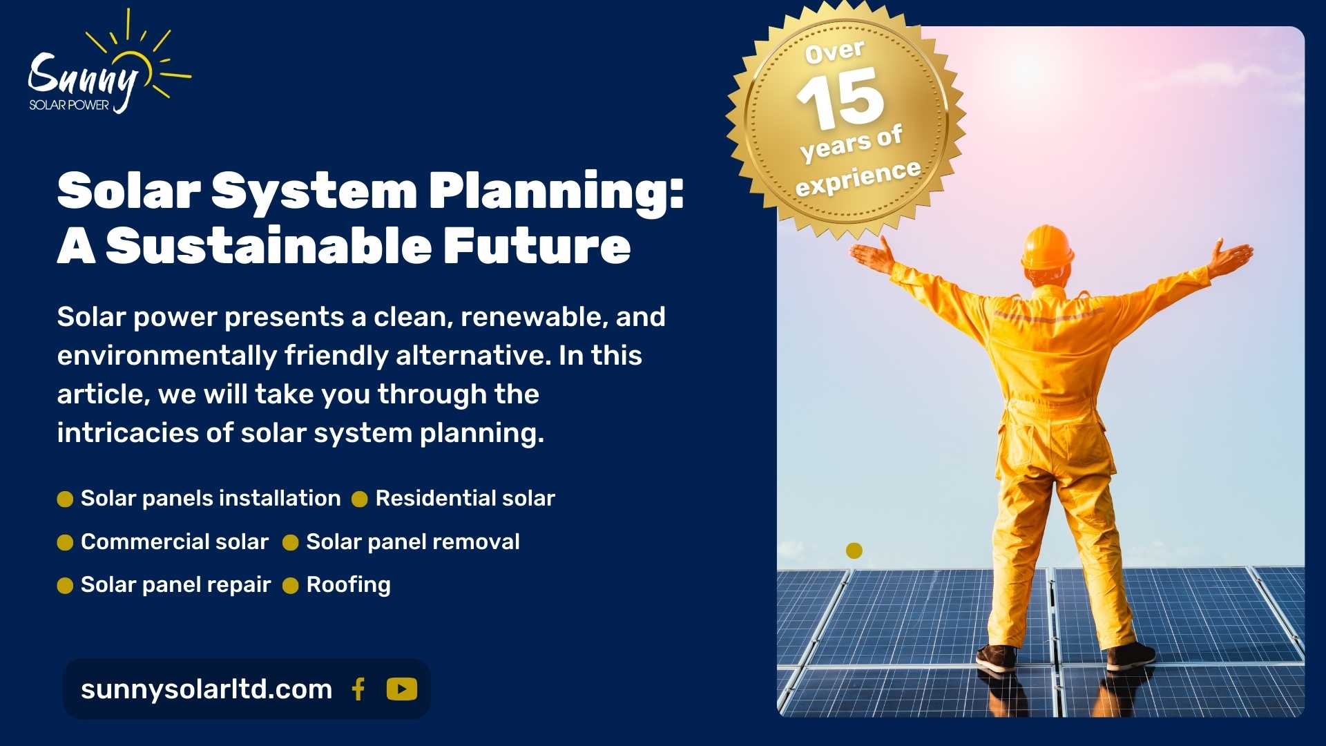 Solar System Planning A Sustainable Future