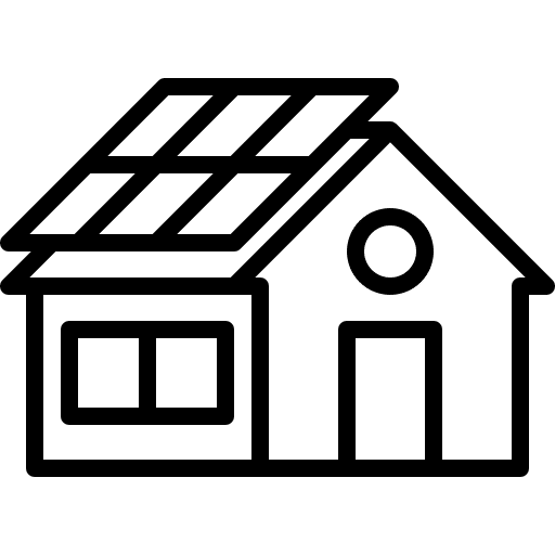 residential solar house