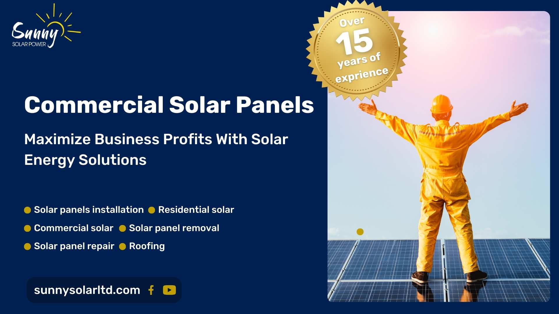 Commercial solar panels 
